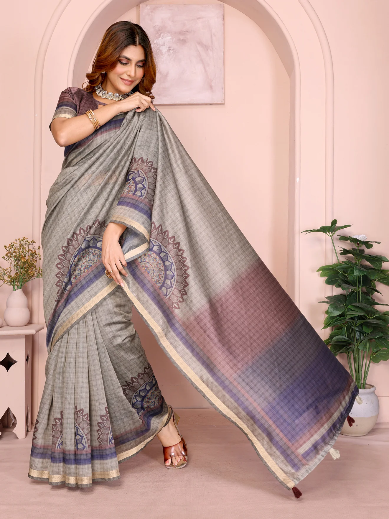Chanderi Saree